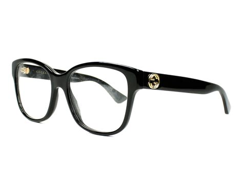 gucci glasses all black|gucci clear optical glasses.